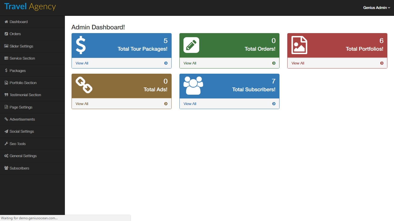 Travel Agency Responsive Travel Agency Management System with Booking